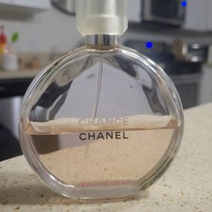 CHANEL CHANCE Eau De Parfum Half full.  3.4 fl oz but roughly 1.7 fl oz left